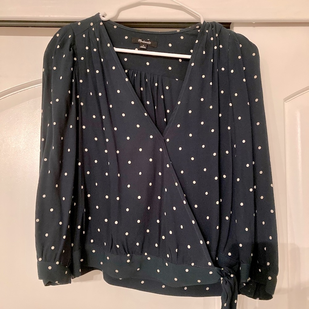 Madewell Polka Dot Top